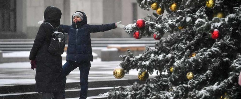 Снегопад в Москве 13 декабря