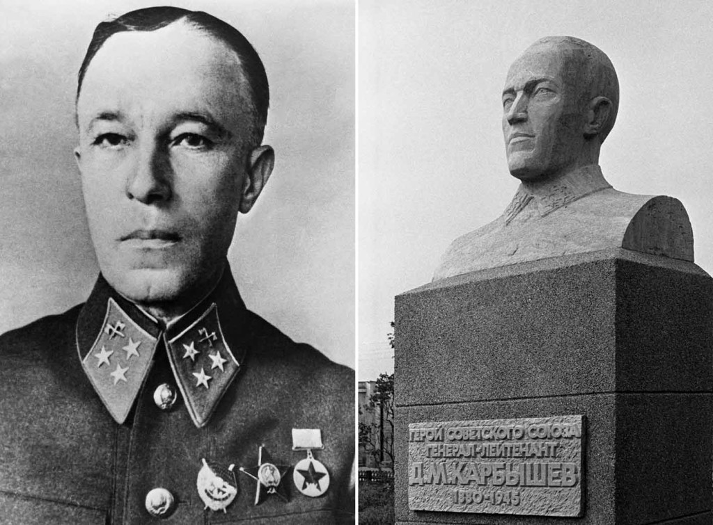 Monument to Hero of Soviet Union Dmitry Karbyshev
