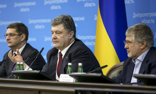 Президент Украины П.Порошенко представил нового губернатора Днепропетровской области